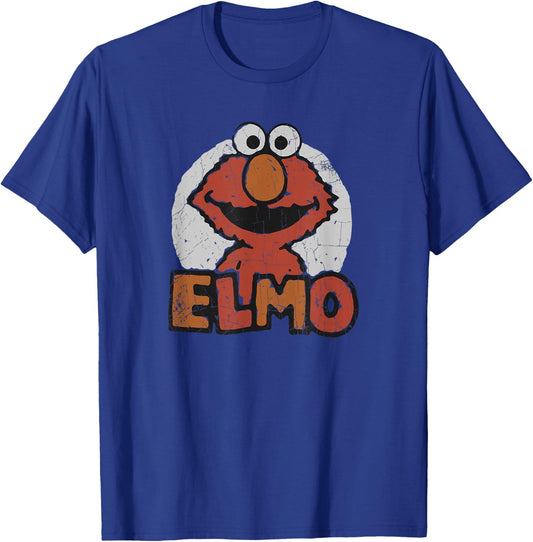 Sesame Street Elmo Name T-Shirt - T-Shirt | Royal
