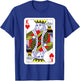 King of Hearts Playing Cards Halloween Costume Casino Easy T-Shirt - T-Shirt | Royal