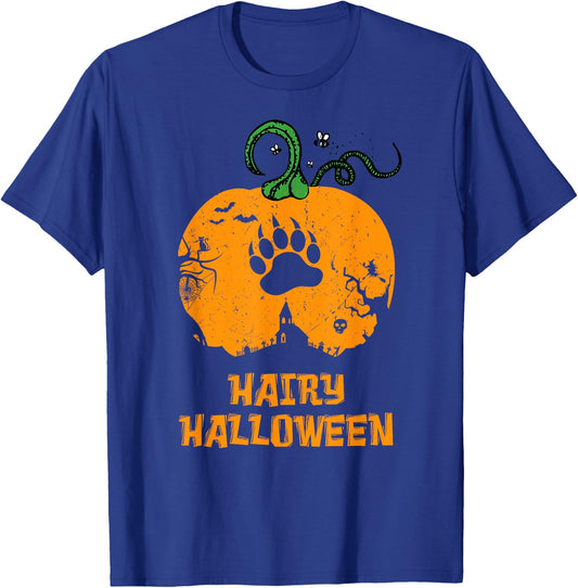 Gay Bear - Hairy Halloween T-Shirt - T-Shirt | Royal