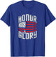 Honor and Glory Shirt USA Patriot T-Shirt - T-Shirt | Royal