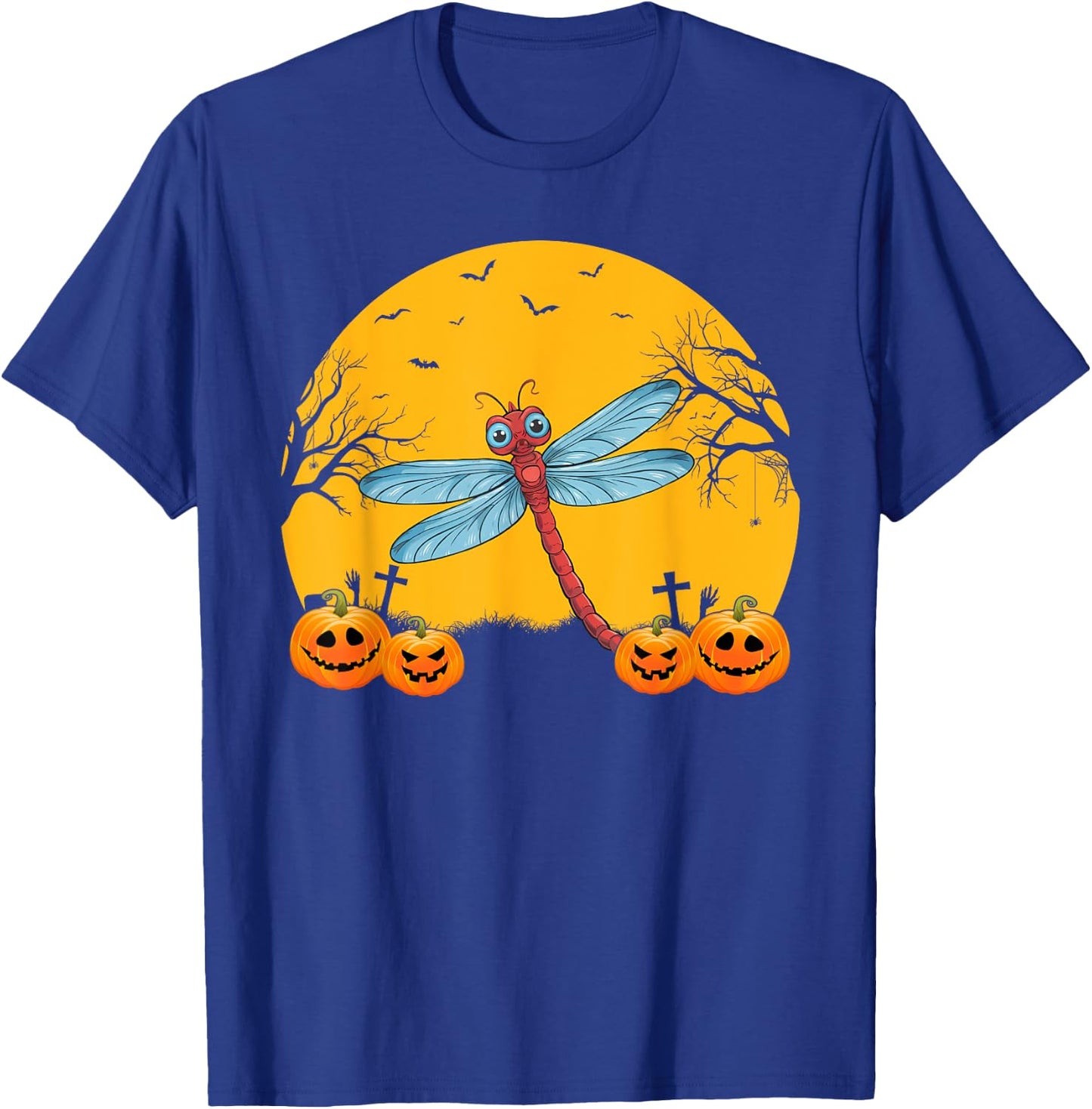 Dragonfly Lovers Men Women Kids Matching Halloween Costume T-Shirt - T-Shirt | Royal