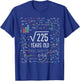 Square Root of 225 15th Birthday 15 Year Old Gifts Math Bday T-Shirt - T-Shirt | Royal