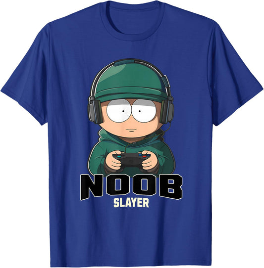 Noob Slayer - Funny Gaming Art for Video Game Enthusiasts T-Shirt - T-Shirt | Royal