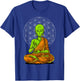 Space Alien Buddha Zen Yoga Meditation Spiritual Buddhist T-Shirt - T-Shirt | Royal
