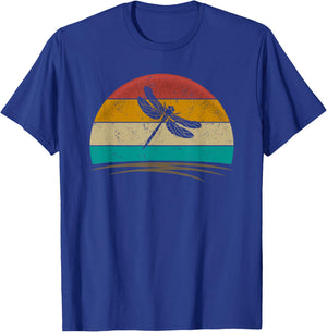 Dragonfly Shirt Retro Dragonfly Entomology Insect Lover T-Shirt - T-Shirt | Royal