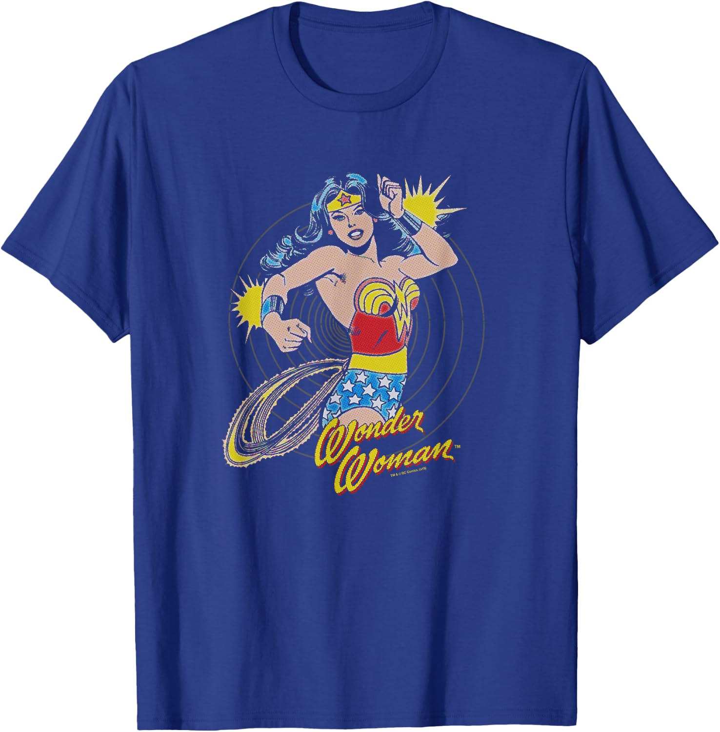 Wonder Woman Spinning T-Shirt - T-Shirt | Royal