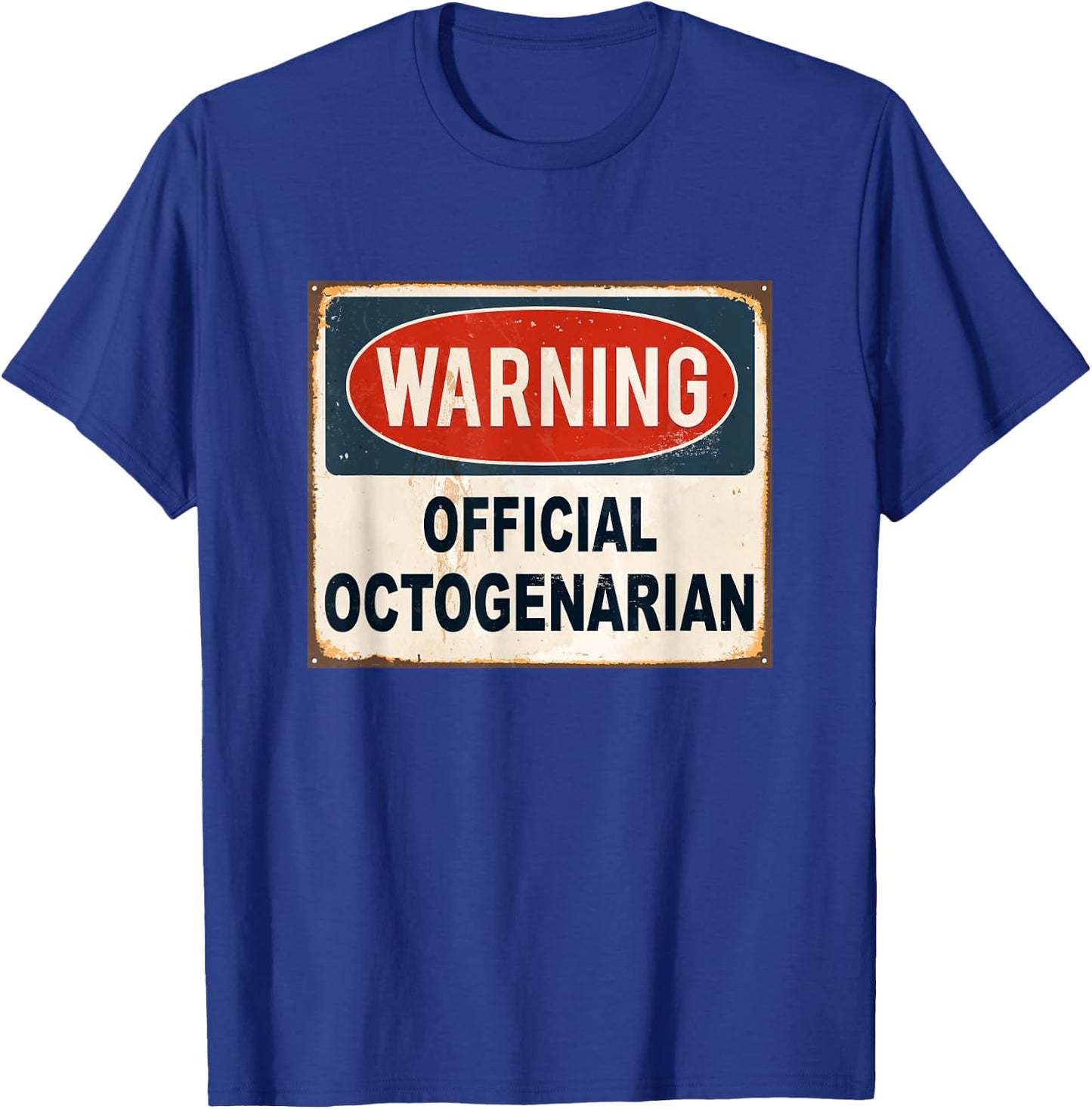 Eighty 8Oth Gifts Octogenarian birthday Shirt T-Shirt - T-Shirt | Royal