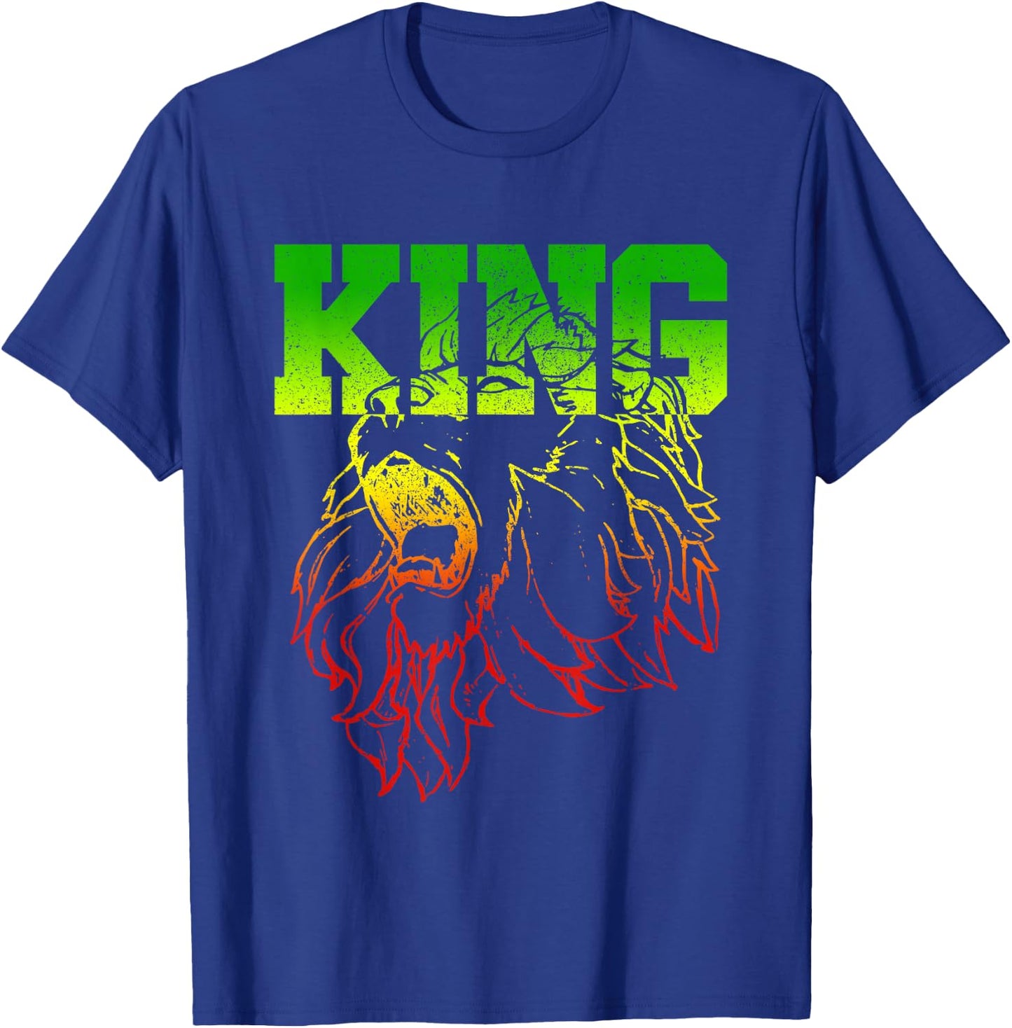 Lion Of Judah - King Reggae Music Rasta Shirt Gift T-Shirt - T-Shirt | Royal