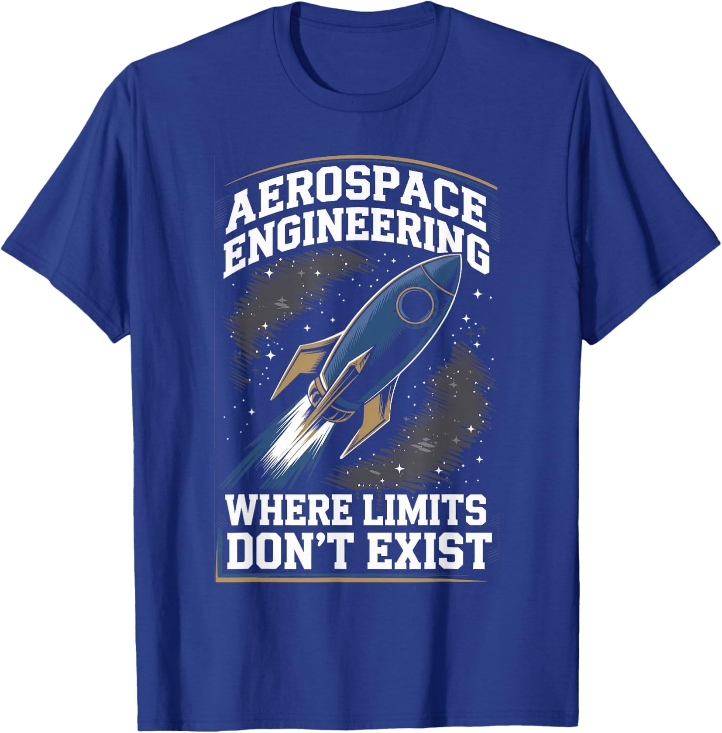 Aerospace Engineer Rocket Science Aerospace Technology T-Shirt - T-Shirt | Royal