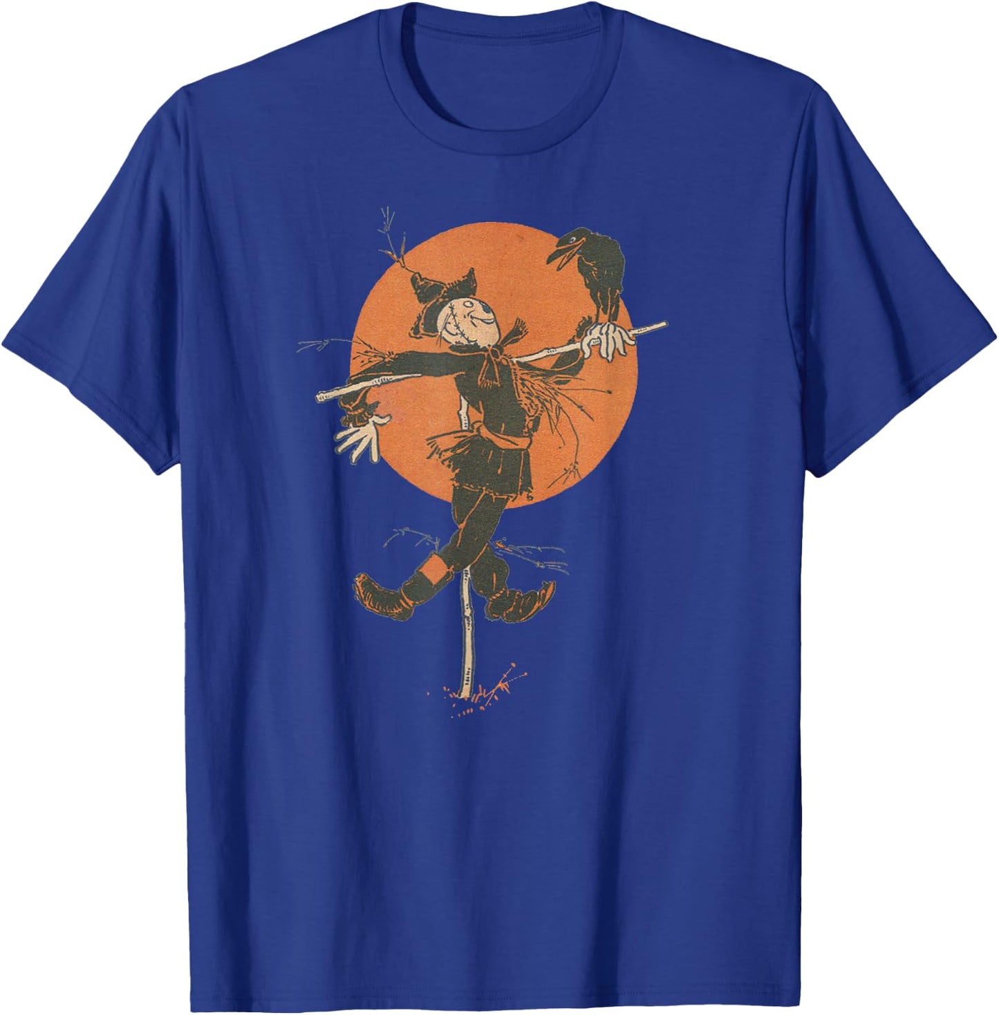 The Wizard of Oz T Shirt Art- Scarecrow Halloween T-Shirt - T-Shirt | Royal