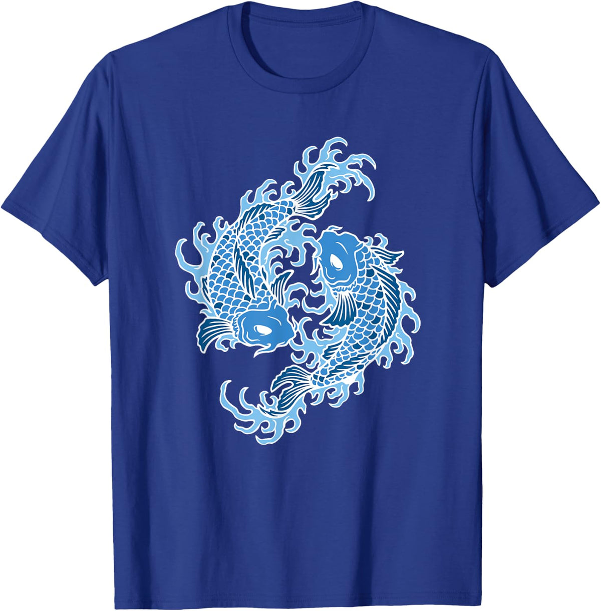 Coy Fish Design , Women & Kids T-Shirt - T-Shirt | Royal