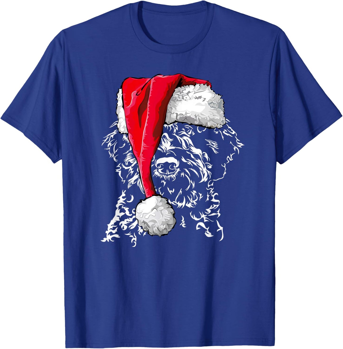 Funny Lagotto Romagnolo Santa Christmas dog mom gift present Women Girls Kids T-Shirt - T-Shirt | Royal