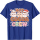 Funny Christmas Hot Cocoa and Marshmallow Crew T-Shirt - T-Shirt | Royal