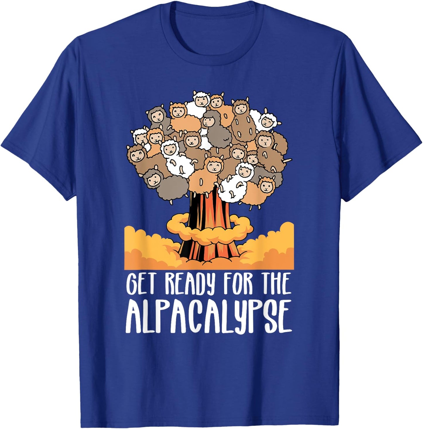 Alpacalypse Funny Alpaca T-Shirt - T-Shirt | Royal