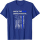 I Back The Blue for My Daughter thin blue line police mom T-Shirt - T-Shirt | Royal