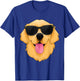 Golden Retriever Sunglasses Pet for Kids Boys Girls T-Shirt - T-Shirt | Royal