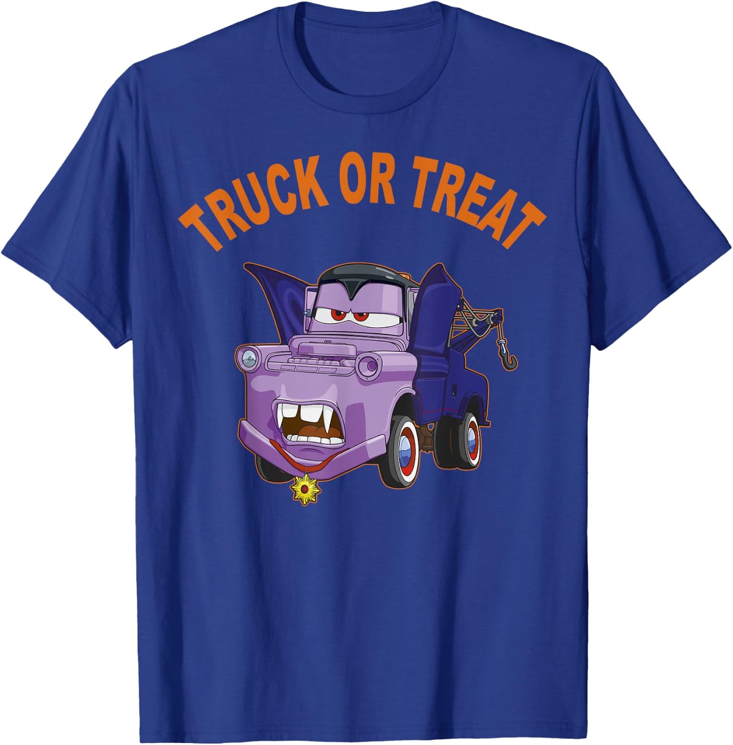 Disney Pixar Cars 2 Mater Vampire Halloween T-Shirt - T-Shirt | Royal