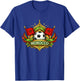 I Love Morocco, Morocco Country Flag, Football Pride Atlas T-Shirt - T-Shirt | Royal