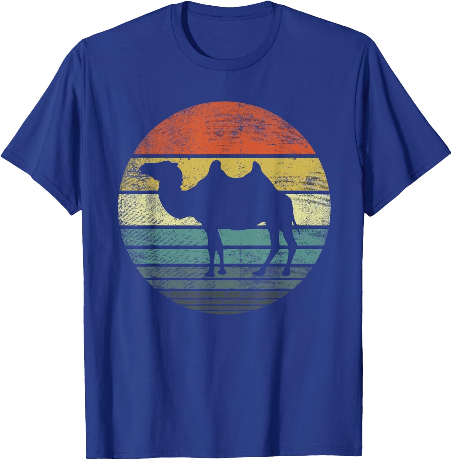 Camel Lover Gifts Retro Vintage Zoo Animal Silhouette T-Shirt - T-Shirt | Royal