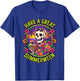 Vintage Retro Skeleton Have A Great Summerween T-Shirt - T-Shirt | Royal