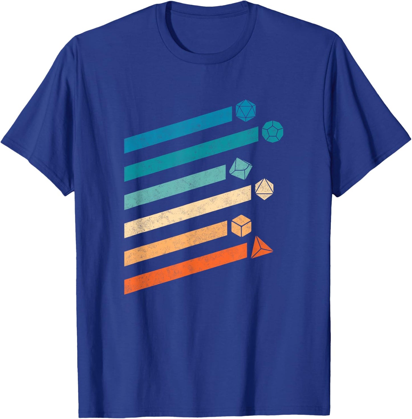 Tabletop RPG GM Game vintage D20 Dice shirt T-Shirt - T-Shirt | Royal