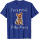Yorkie Mom Women Girls Yorkshire Terrier Owner T-Shirt - T-Shirt | Royal