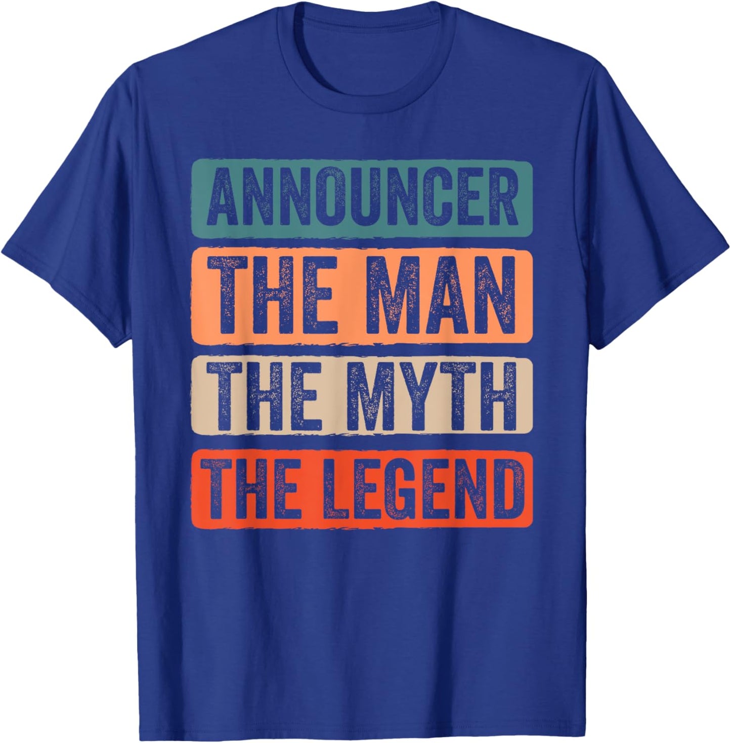 Funny Sports Commentator Sports Announcer Sportscaster Fan T-Shirt - T-Shirt | Royal