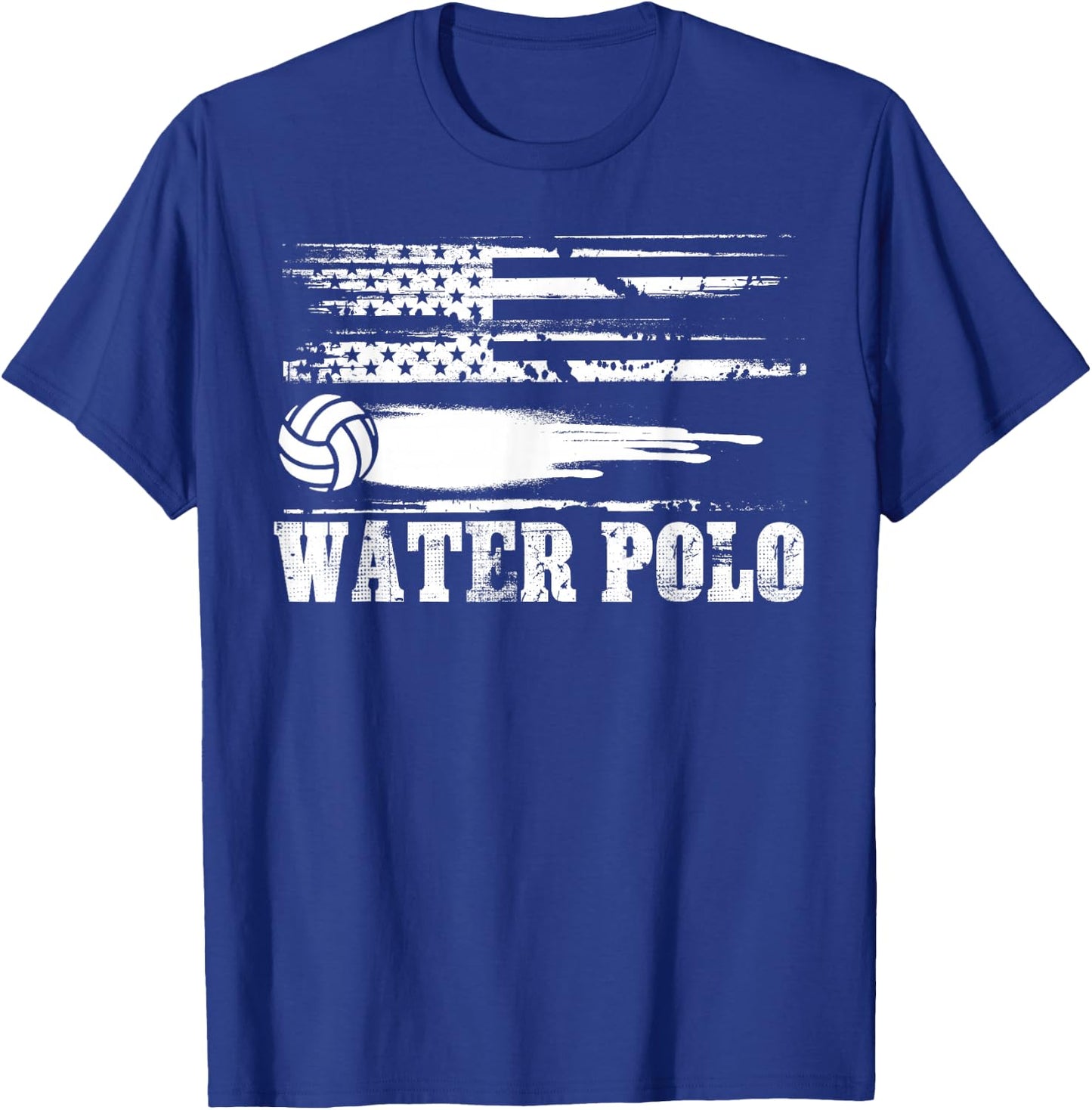 Water Polo Shirt | Cute Team Aquatic Sport USA Gift T-Shirt - T-Shirt | Royal