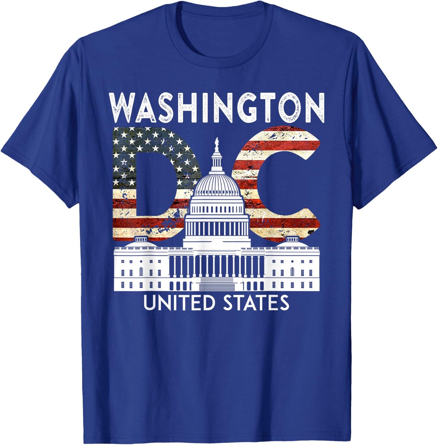 Washington State Capitol Hill Souvenir Gift Washington DC T-Shirt - T-Shirt | Royal
