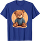 Cute Teddy Bear Graphic For Children T-Shirt - T-Shirt | Royal