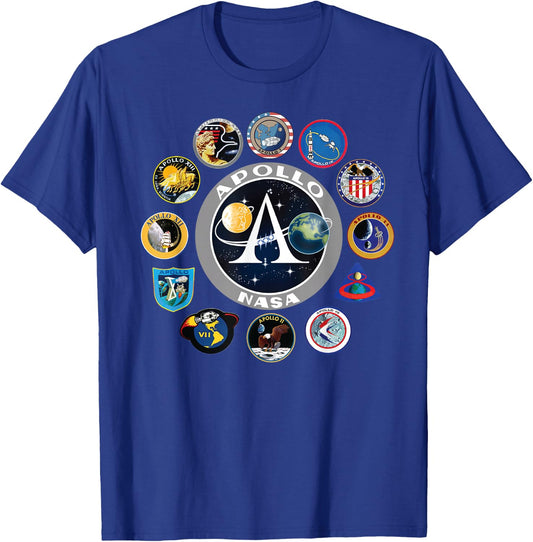 Nasa Apollo T-Shirt - T-Shirt | Royal