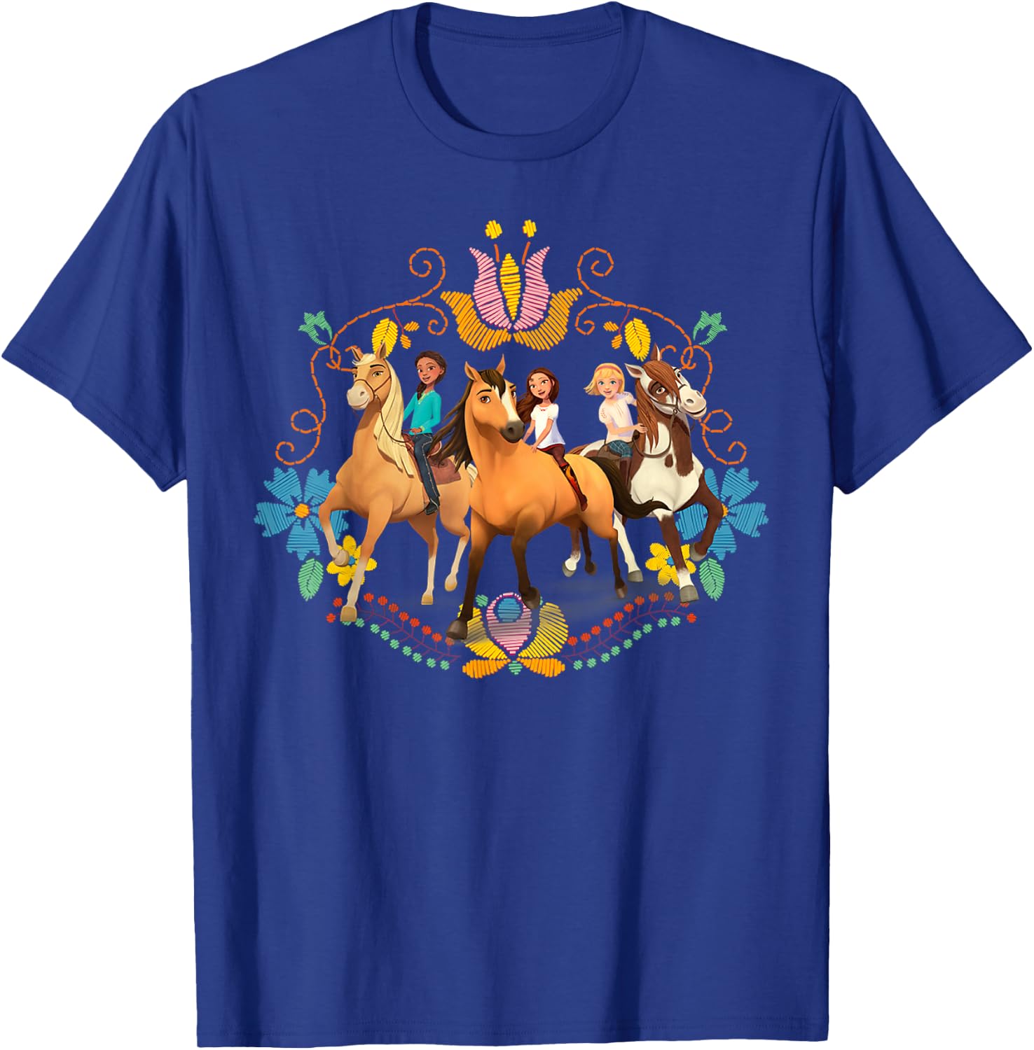 Spirit Riding Free Ghost Trio T-Shirt - T-Shirt | Royal