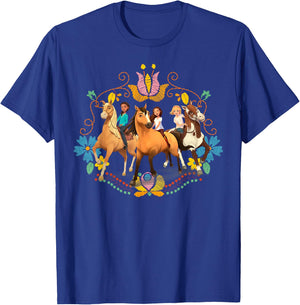 Spirit Riding Free Ghost Trio T-Shirt - T-Shirt | Royal