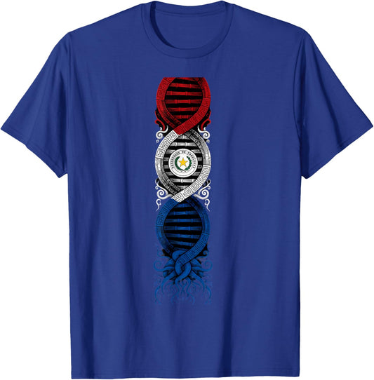 Paraguay Flag Paraguayan Roots T-Shirt - T-Shirt | Royal