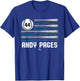 Baseball American Flag Andy Pages Los Angeles Baseball MLBPA T-Shirt - T-Shirt | Royal