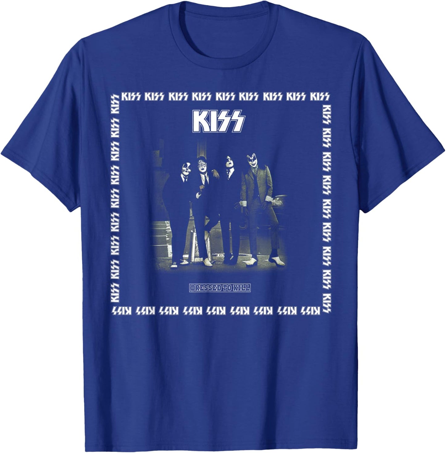 KISS - 1975 Dressed to Kill T-Shirt - T-Shirt | Royal