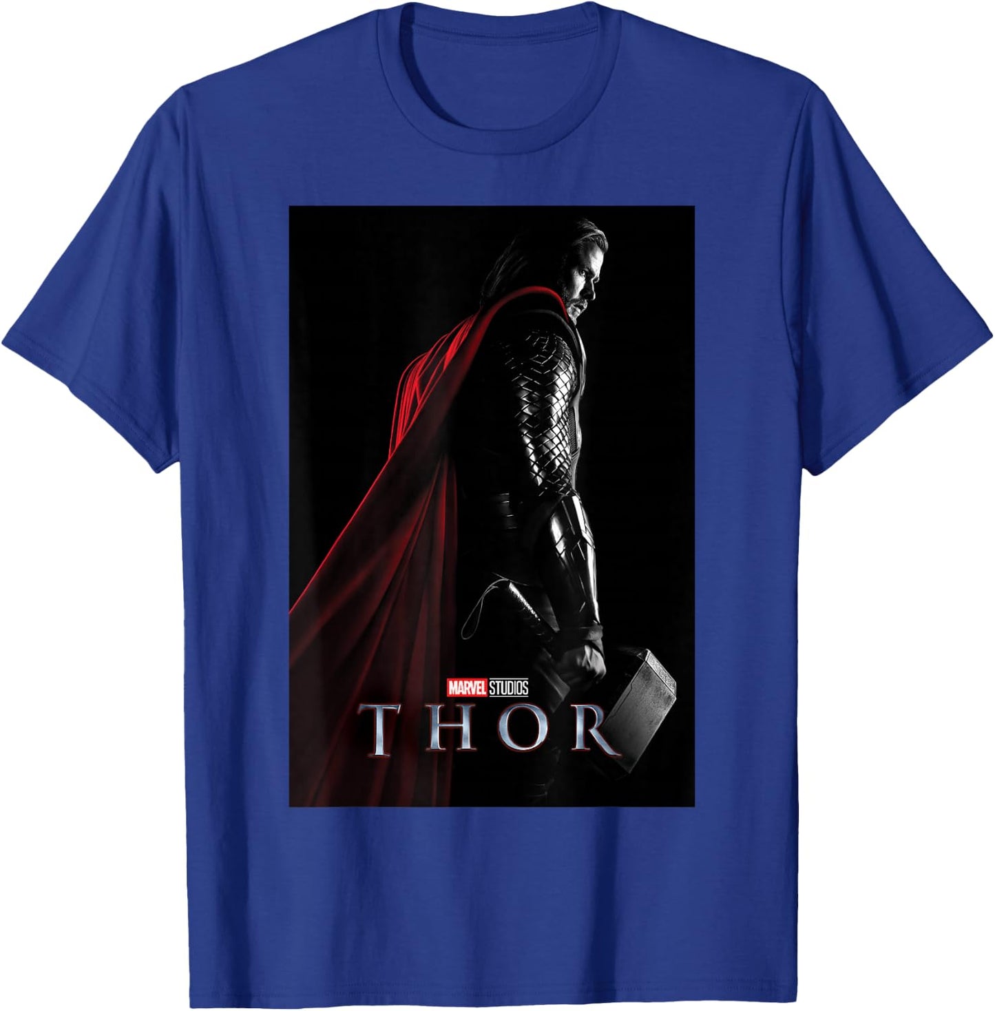 Marvel Studios Thor Movie Poster Graphic T-Shirt - T-Shirt | Royal