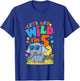 Kids Elephant Birthday Party 5 Year Old Boy 5th BDay Jungle Zoo T-Shirt - T-Shirt | Royal