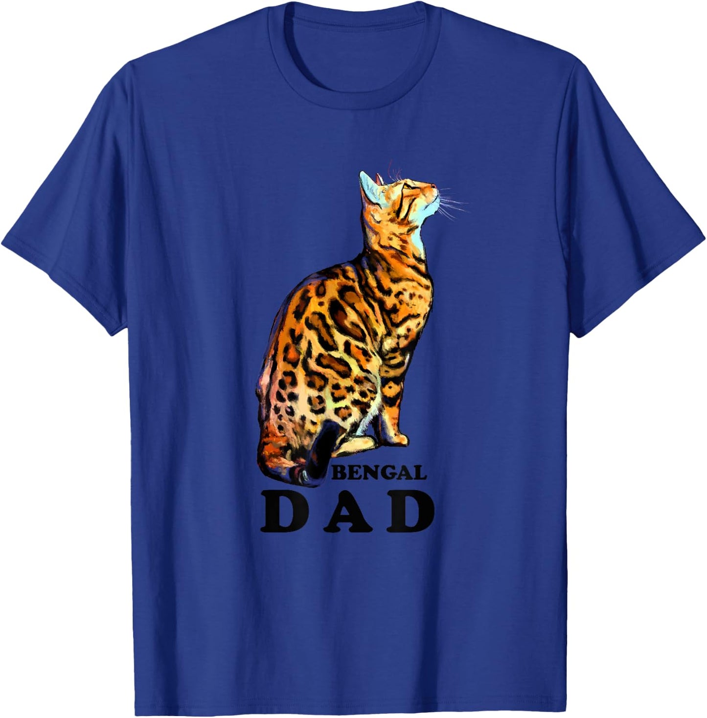 Domestic Brown Rosetted Bengal Cat - Bengal Dad - Cats - Cat T-Shirt - T-Shirt | Royal