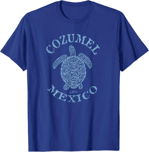 JCombs: Cozumel, Mexico Sea Turtle T-Shirt - T-Shirt | Royal