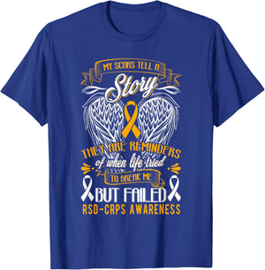 Rsd Crps Awareness Shirt T-Shirt - T-Shirt | Royal