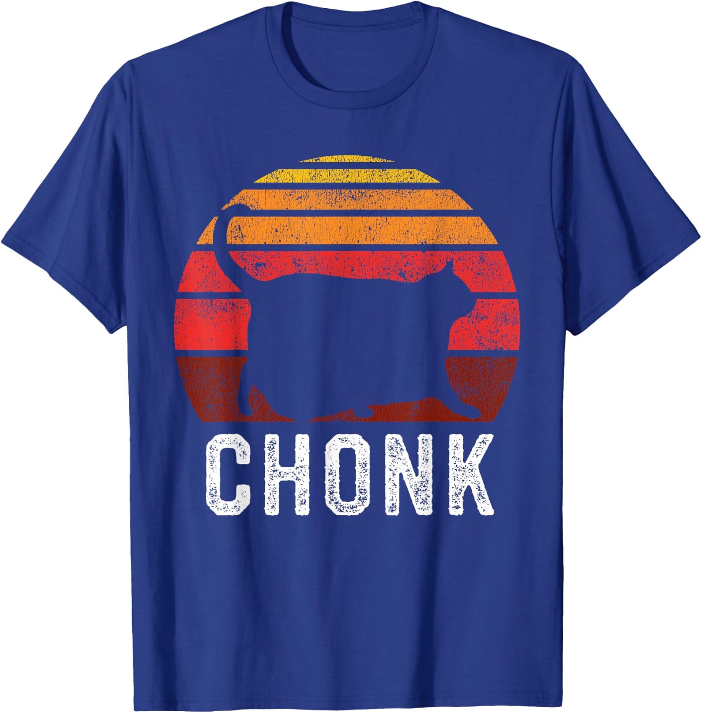 Funny Fat Cats Meme, Chonk Cat T-Shirt - T-Shirt | Royal