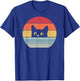 Cat Shirt. Retro Style T-Shirt - T-Shirt | Royal
