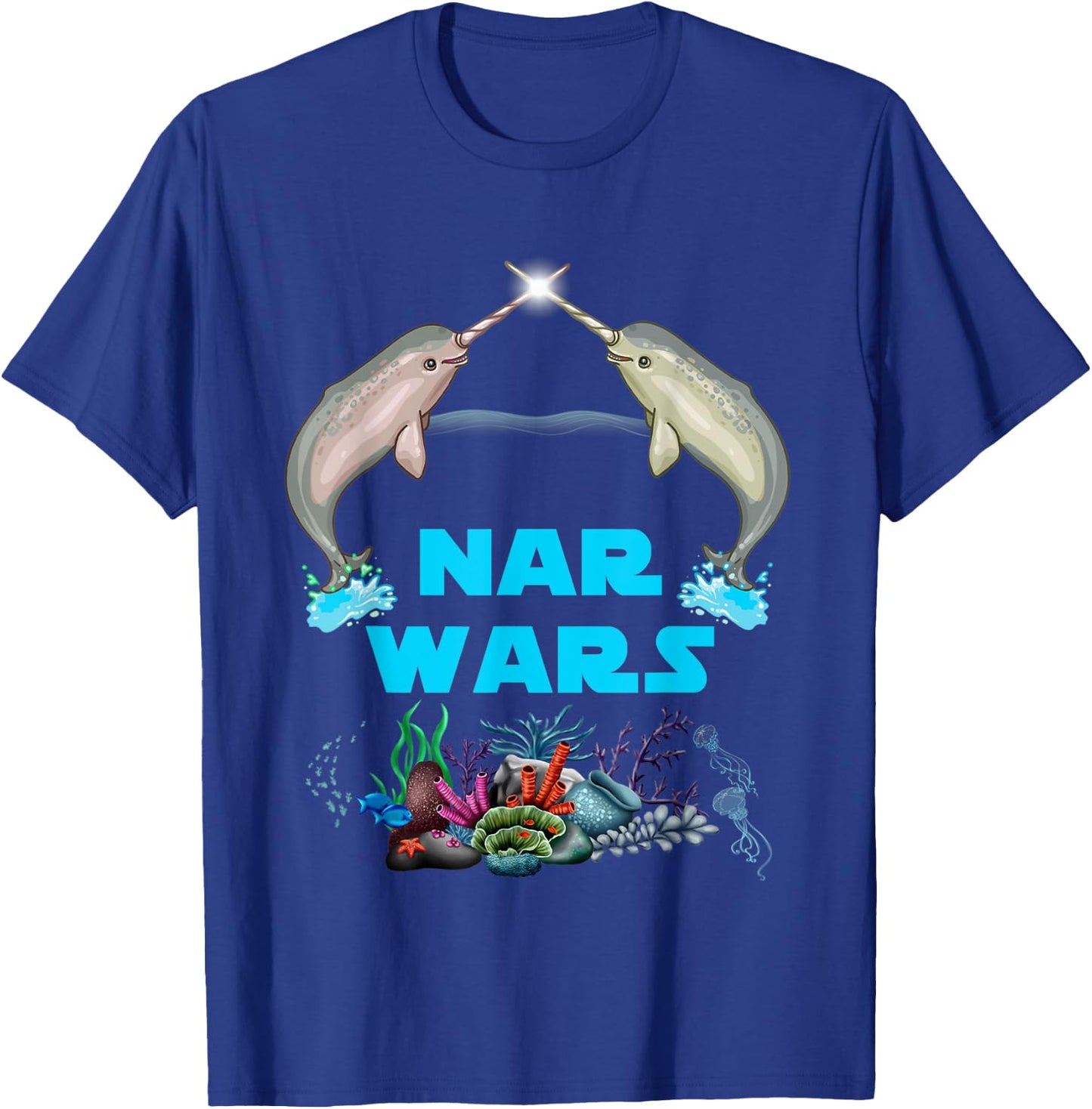 Narwhal Shirt Nar Wars Under The Sea T-Shirt - T-Shirt | Royal