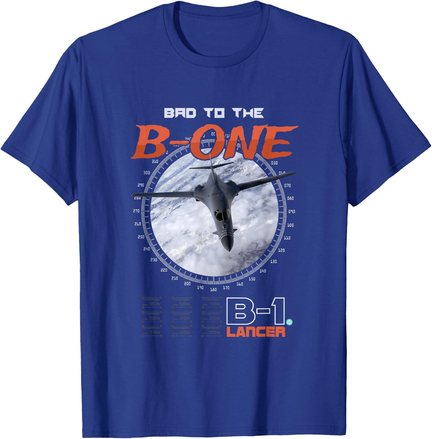 B-1 Lancer Air Force Bomber T shirt Gift T-Shirt - T-Shirt | Royal