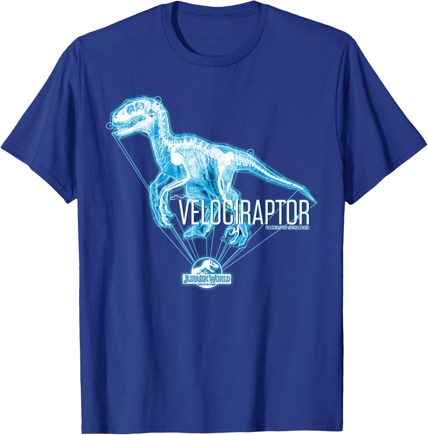 Jurassic World Velociraptor in Blue T-Shirt - T-Shirt | Royal