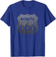Route 666 Shirt & Men | Route 666 T-Shirt - T-Shirt | Royal