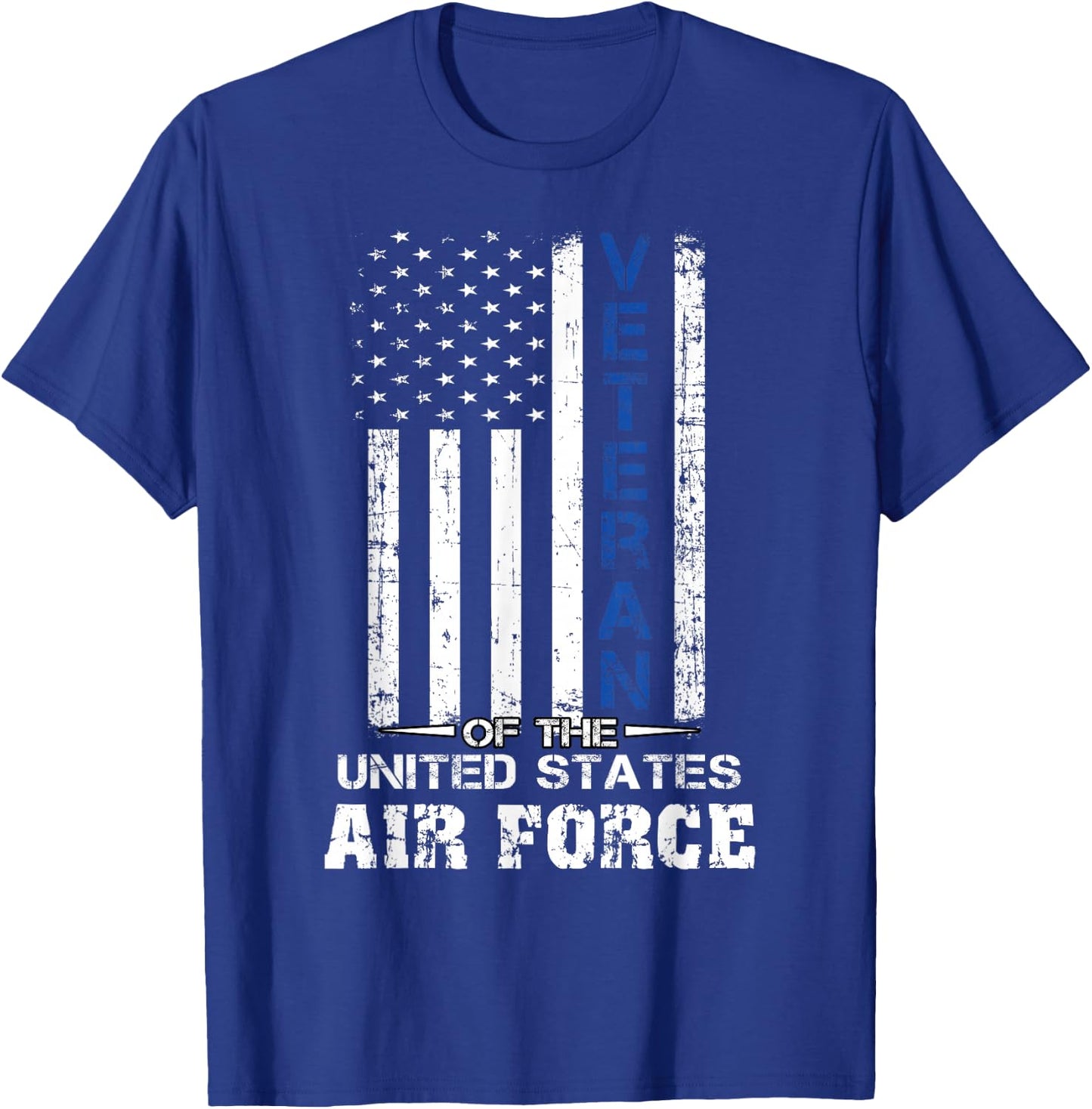 Veteran of The United States US Air Force USAF T-Shirt - T-Shirt | Royal