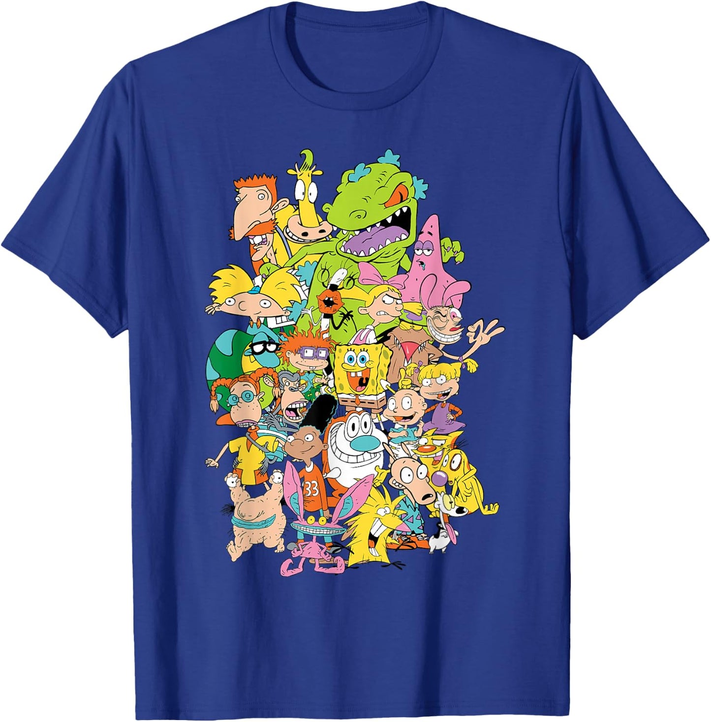 Nickelodeon Complete Nick 90s Throwback Character T-Shirt - T-Shirt | Royal