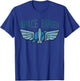 Disney Pixar Toy Story Buzz Space Ranger Star Command Logo T-Shirt - T-Shirt | Royal